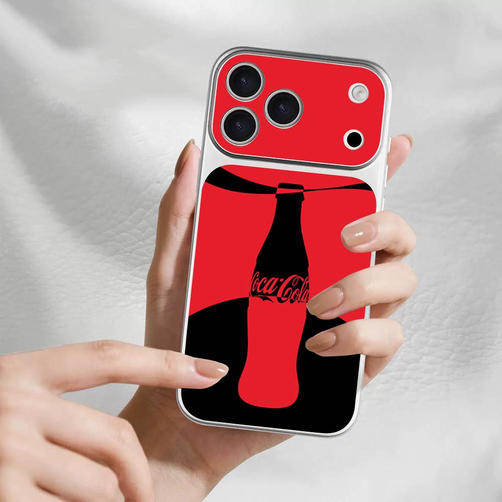 Логотип C-COCA C-COLAS Для iPhone 17 Pro 17 Pro Max Задняя наклейка-скин Защитная декаль Обёртка