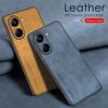 Sheepskin PU Leather Phone Case for Poco X7 Pro Matte Soft Frame Back Cover Anti-Shock Cases for POCO M7 Pro
