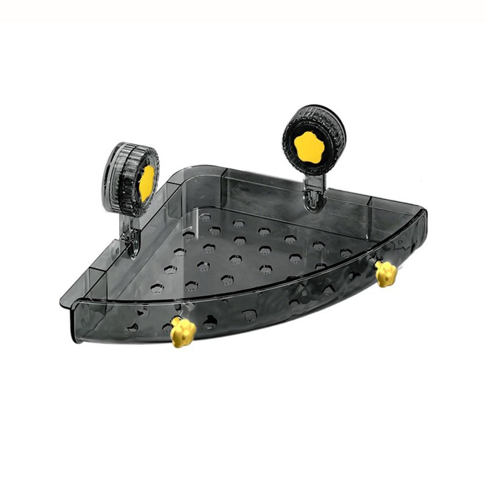 Полки для душа на присосках без сверления Прямоугольная/Треугольная стойка для хранения косметики для дома