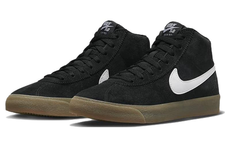 Nike Sb Bruin High Черный Белый Жевательная Резина Женские DR0126-002
