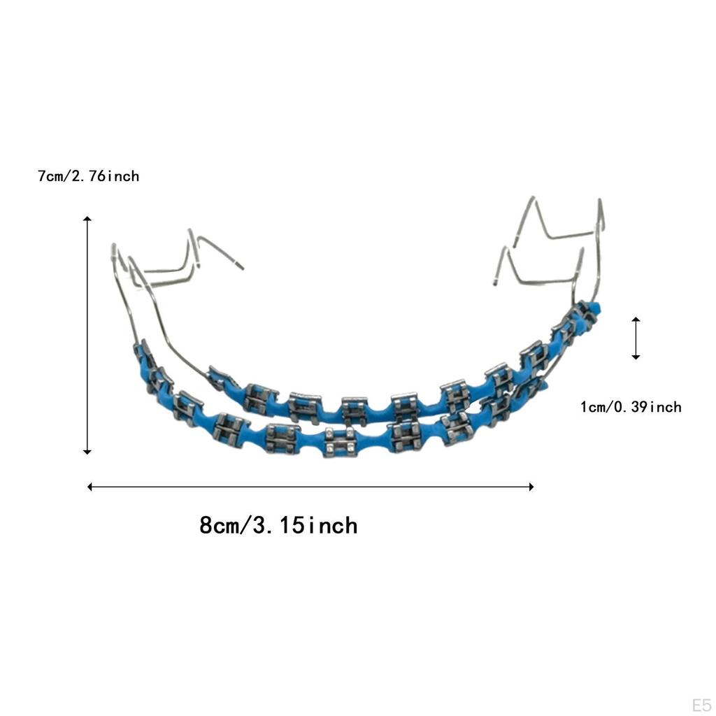 Temporary Tooth Decoration,Orthodontist Explain Props with Metal Wires