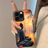 Чехол для телефона 'Статуя Будды и Лотос' для IPhone 17 Pro Max 16 15 14 Pro Max 13 11 Plus Стеклянная крышка