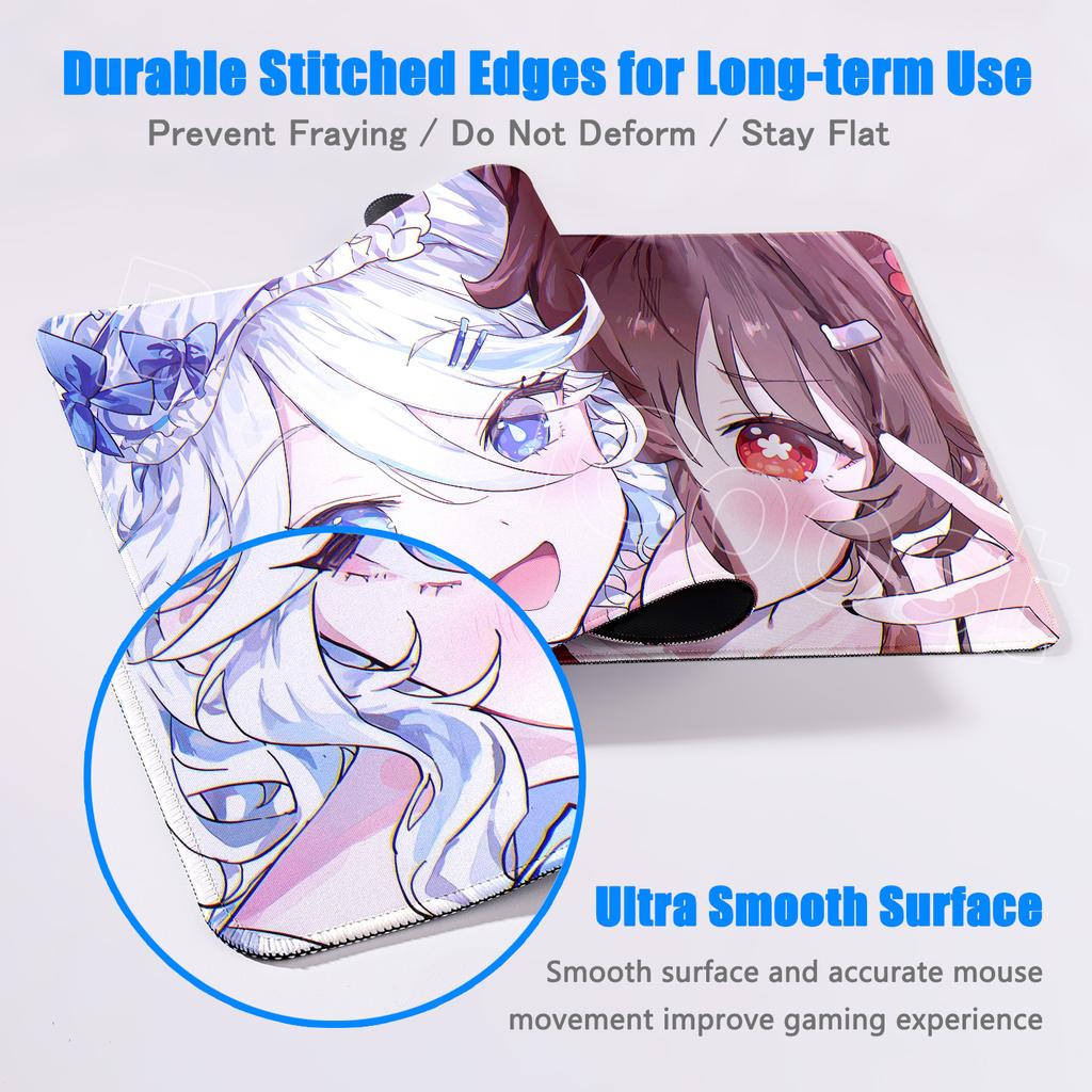 Новые обои Игрок Genshin Furina Коврик для мыши Аниме Игровой коврик для мыши HD Печать Настольные коврики Резиновый настольный коврик XXL Коврики для стола