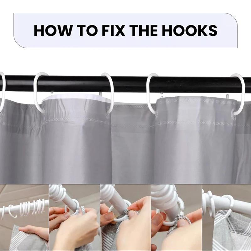 1 шт. занавеска для душа своими руками с крючками утолщение декор ванной комнаты водонепроницаемая PEVA 180*180 см