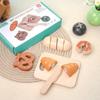 Wooden Velcro Bread & Veggie Cutting Play Set