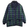 JOHN PARTRIDGE Made In England Check Quilted Jacket S Navy Women Used