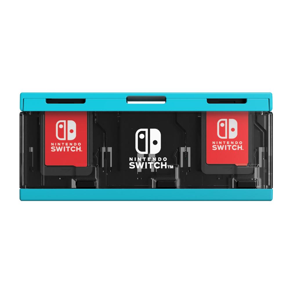 Лицензированный чехол для карт Push Card Case 6 для Nintendo Switch Neon Blue с Nintendo [Продукт Nintendo] [Совместимый Switch]
