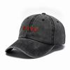Hip Hop Strawberry Printed Baseball Cap Washed Cotton Sun Hat Streetwear Hats  For Man Women Unisex