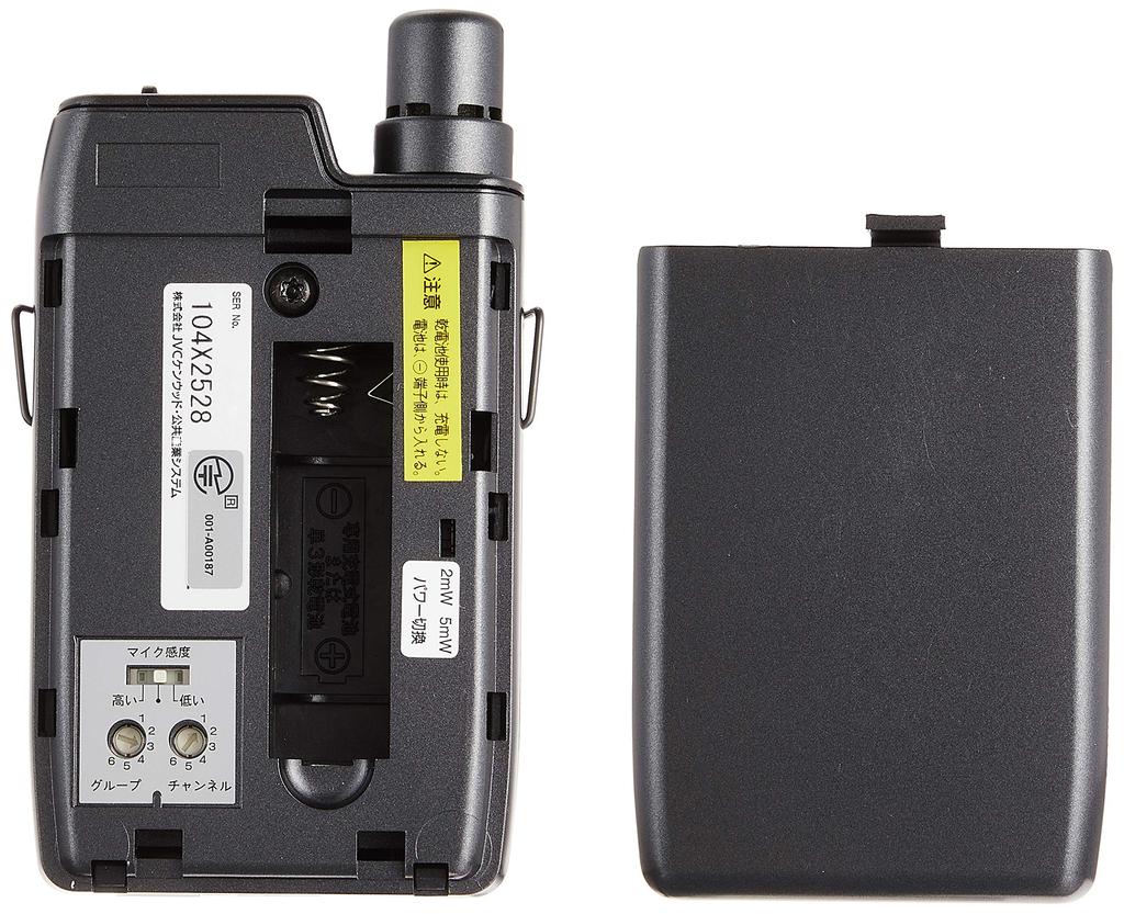 JVC Беспроводной микрофон 800 МГц Черный WM-P980