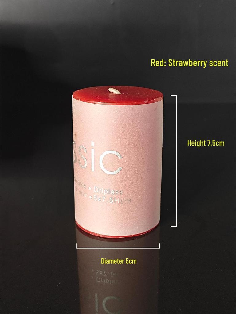 Набор из 3 ароматерапевтических свечей с подсвечниками – Бездымные, ароматные, идеальны для экстренных ситуаций или романтических случаев.