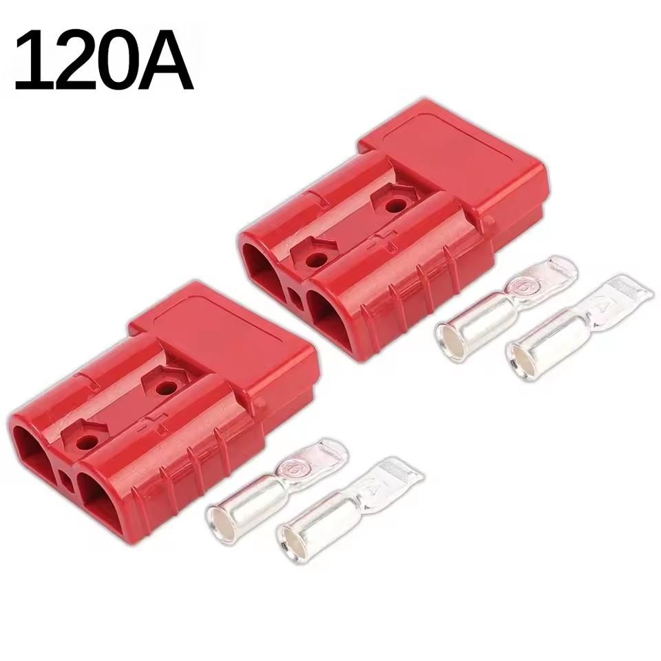 Forklift Battery Connector Plug 50A 120A 175A Quick Connect Disconnect Wire Harness Cable for Winch Trailer Trolling Motor Car