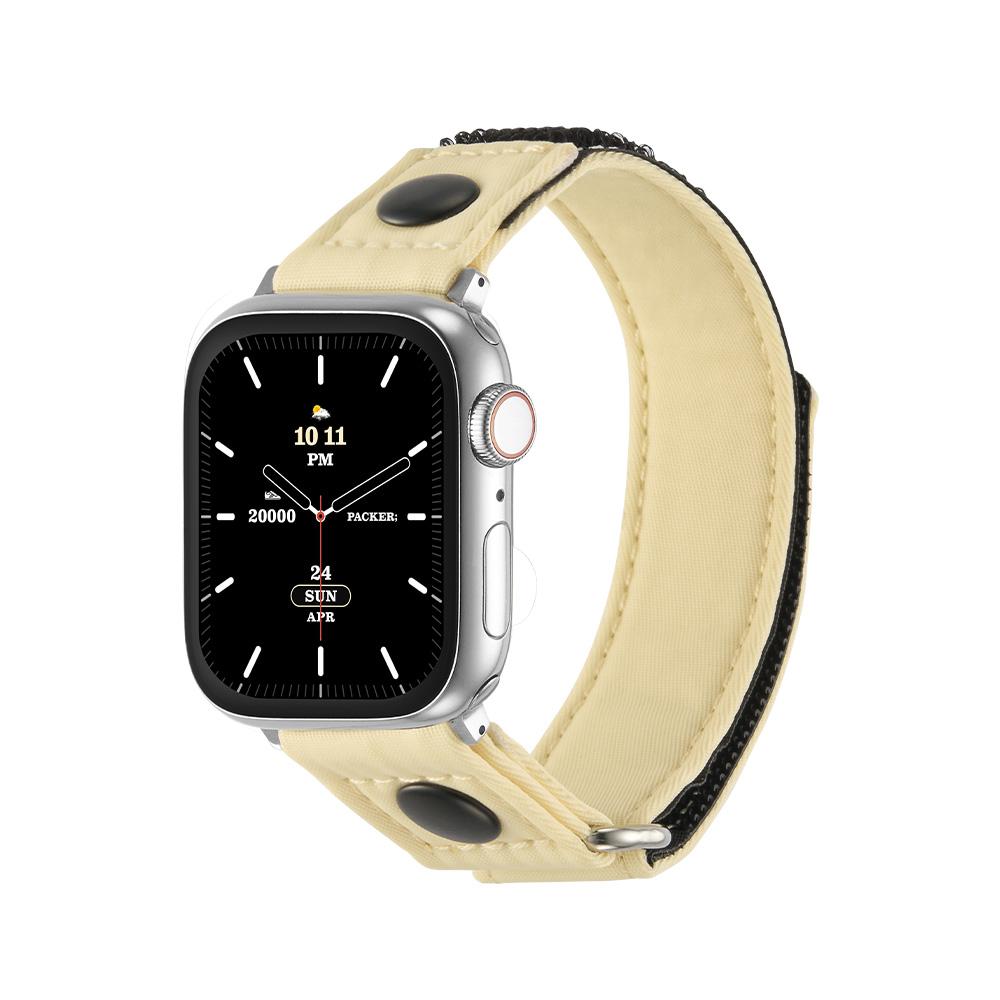 Ремешок Taimpeullig Packer для Apple Watch 6 Se2 Ultra 6, Совместимый ремешок для Galaxy Watch 6 - Ванильный