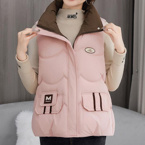 Модный жилет жилет женский осень зима новый толстый теплый жилет жилет женский верхняя одежда корейский свободный жилет куртка