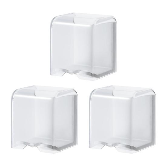 Toothbrush Holder Wall Mount Anti-Slip Stand Strong Load Capacity Quick Drainage Storage Organizer for Electric Toothbrushes