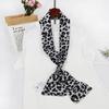 Ladies' Versatile Trendy Simulation Silk Long Strip Print New Binding Bag Travel Sunscreen Party Beach Scarf