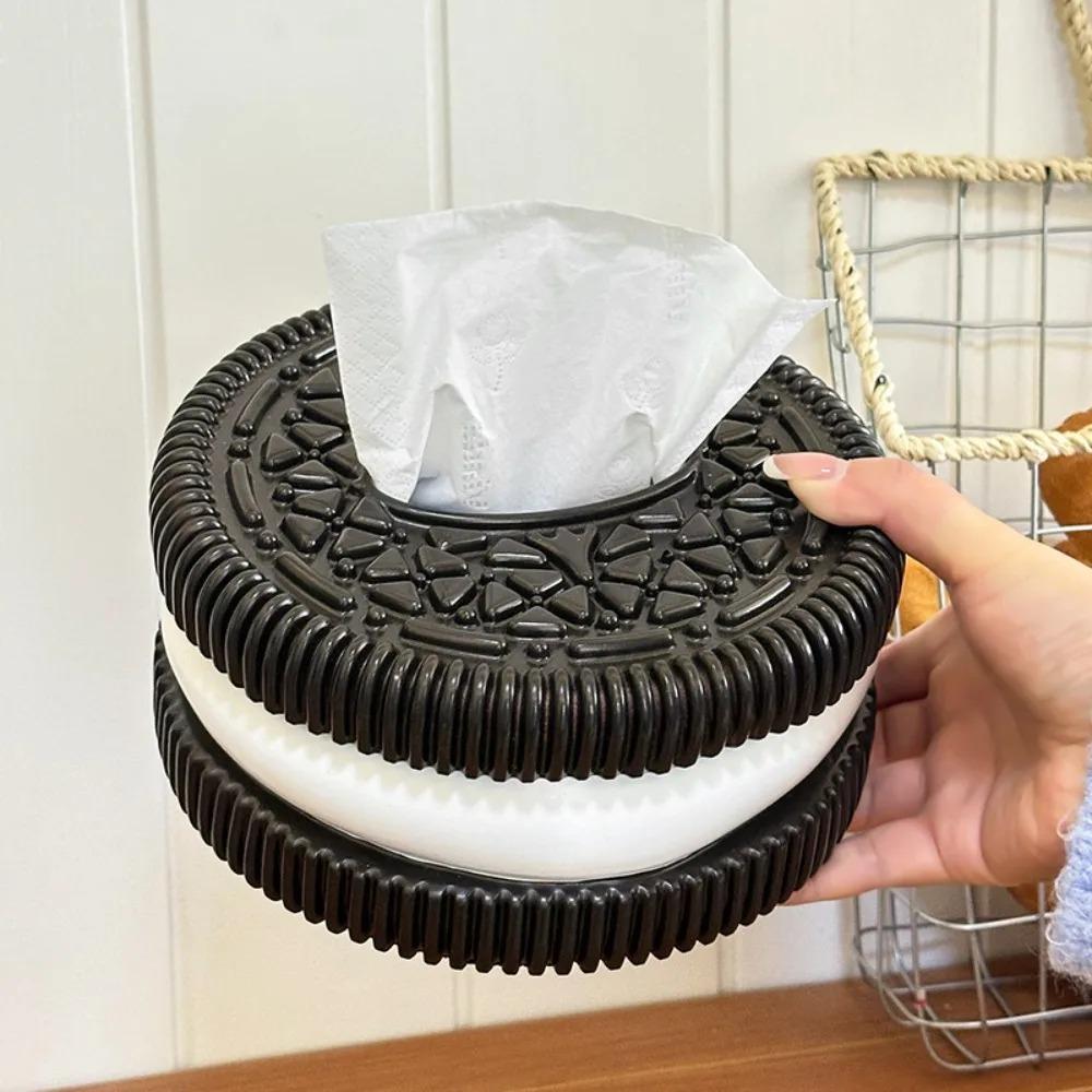 Минималистичная бумажная коробка Oreo Креативный домашний декор Гостиная Спальня Настольный держатель для салфеток Высококлассный декоративный аксессуар