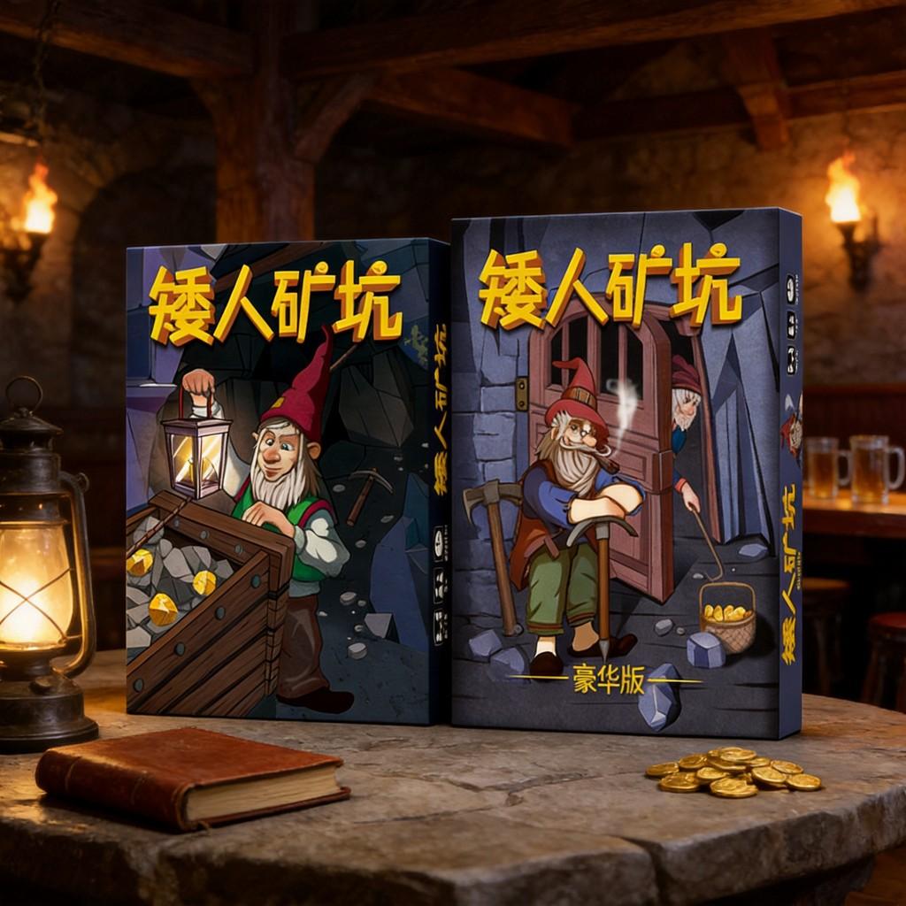 Карточная игра "Гномина Шахта" из медной бумаги для взрослых развлечений и вечеринок