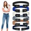 Adjustable Buckle -Free Elastic Invisible Belt For Jeans Belt Without Buckle Easy Belts Women Men Stretch No Hassle Belt For Gift