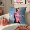 Melodic Pop British Singer EEd Sheeran Cushion Cover Pillowcase Short Plush Invisible zipper Room Sofa Cushion Cover