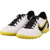 Nike Tiempo Legend 9 Club TF White Yellow Strike Men Sneakers Black Dark-Smoke-Grey DA1193-107