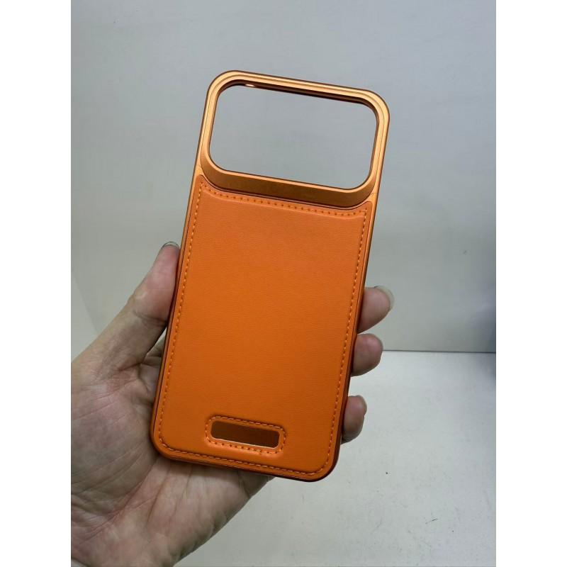 IPhone 16 15 14 13 Pro Max Metal Leather Case With Aromatherapy Anti-drop Protection
