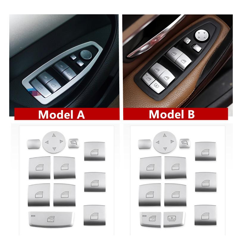 Хромированная дверь, окно, стекло, кнопка переключателя, крышка, накладка, наклейка для BMW 3/4/5 серии F10 F11 F30 F31 F34 F36 автомобиля