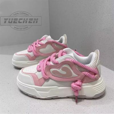 2025 новая платформа инс стиль колледж контрастный цвет ретро кроссовки папы женские уличный тренд пара кроссовки для бега