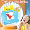1 Set Talking Flash Card Educational Toy with 112/255 Cards Kids Early Education Machine Travel Preschooler Toddlers ABC Words Reading Learning Toy
