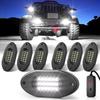 Rock Lights LED Underbody Lights Trail Rig Light Chassis Light Undergolw 12V Waterproof IP68 Car Undercarriage lighting White