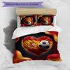 Spain football Printed Bedding 3 Piece Set Cozy Breathable Bed Cover Set as Housewarming Holiday Gift