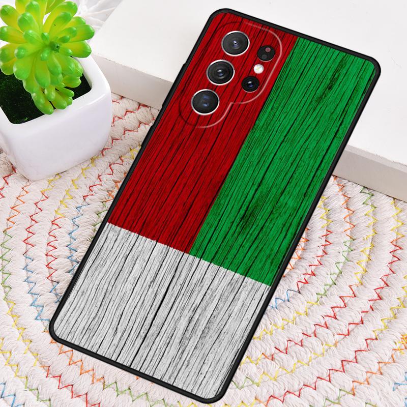 Мягкий силиконовый чехол для телефона с флагом Мадагаскара для Samsung Galaxy note 10 pro S26 S25 S24 S23 S22 S21 Plus S25Ultra Capa Cover