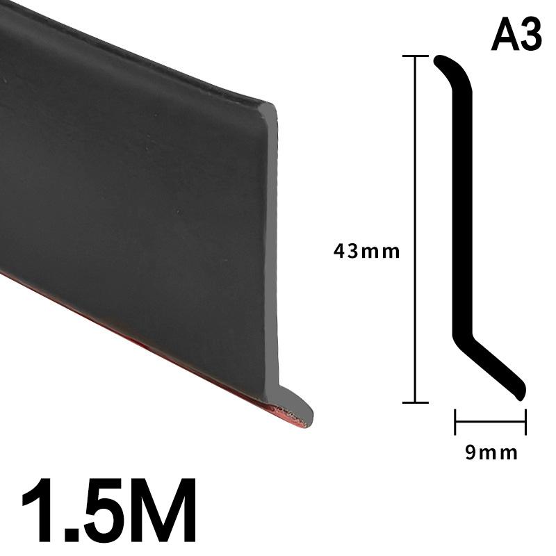 TPE Window Water Blocking Bar Balcony Self Adhesive Waterproof Sealing Strip Home Window Edge Water Deflector Flashing Board