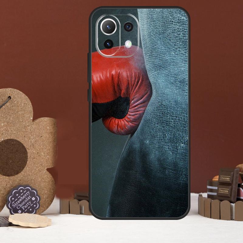 Чехол-боксерские перчатки для Xiaomi 17 Pro Max 14 15 Ultra 15T 13T 14T POCO F8 Ultra F7 F5 F6 X5 X6 X7 Pro