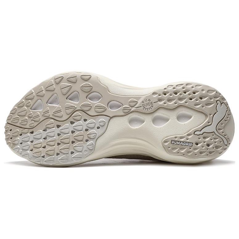 Puma Foreverrun Nitro Knit Легкие Дышащие Амортизирующие Нескользящие Прочные Низкие Повседневные Кроссовки для Бега Мужские кроссовки Бежевый 379139-04