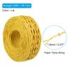 4 рулона рафии ленты рафия пряжа бумажный шпагат бечевка для вязания крючком сумок рукоделия фестивальные подарки букеты упаковка 1312 фута