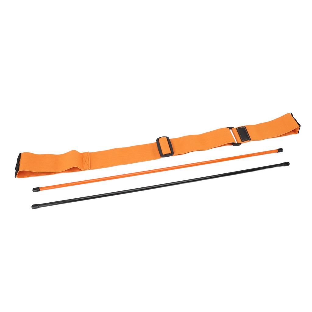 Swing Training Aid Fiber Rod and Elastic Band Portable Swing Practice Tool for Training