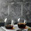 Long Stem Inverted Wine Cup Clear Wineglass Glassware Upside Down Goblet  Club