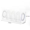 Save Space Handle Bookends Transparent Divider Book Stand Minimalism Desk Storage Rack