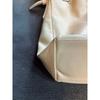 Used LOEWE Old Loewe Leather Shoulder Bag Vintage Off-White
