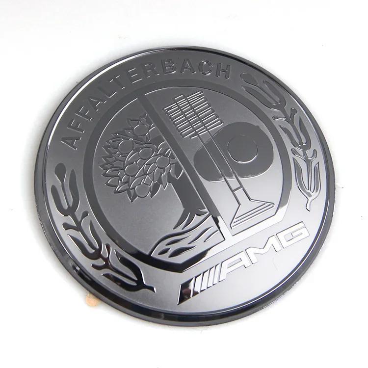 Горячая автомобильная наклейка для Benz 52 мм 57 мм Сплошная 3D и плоская Звезда Яблоня Значок Никель Автомобильный значок для рулевого колеса Mercedes Benz AMG