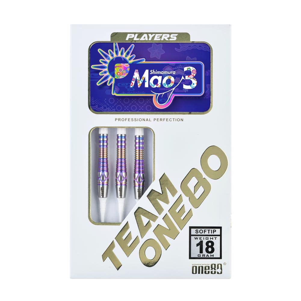 Дротики One80 Mao Shimamura 2BA 18г Модель Мао Симамуры вер.3 Набор,