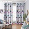 1 шт. 70-80% затемнение Ins стиль милые облака тонкие газовые шторы затемняющие шторы для спальни гостиной домашний декор