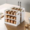 Reversible Egg Tray for Refrigerator Door - Kitchen Storage and Fresh-Keeping Box