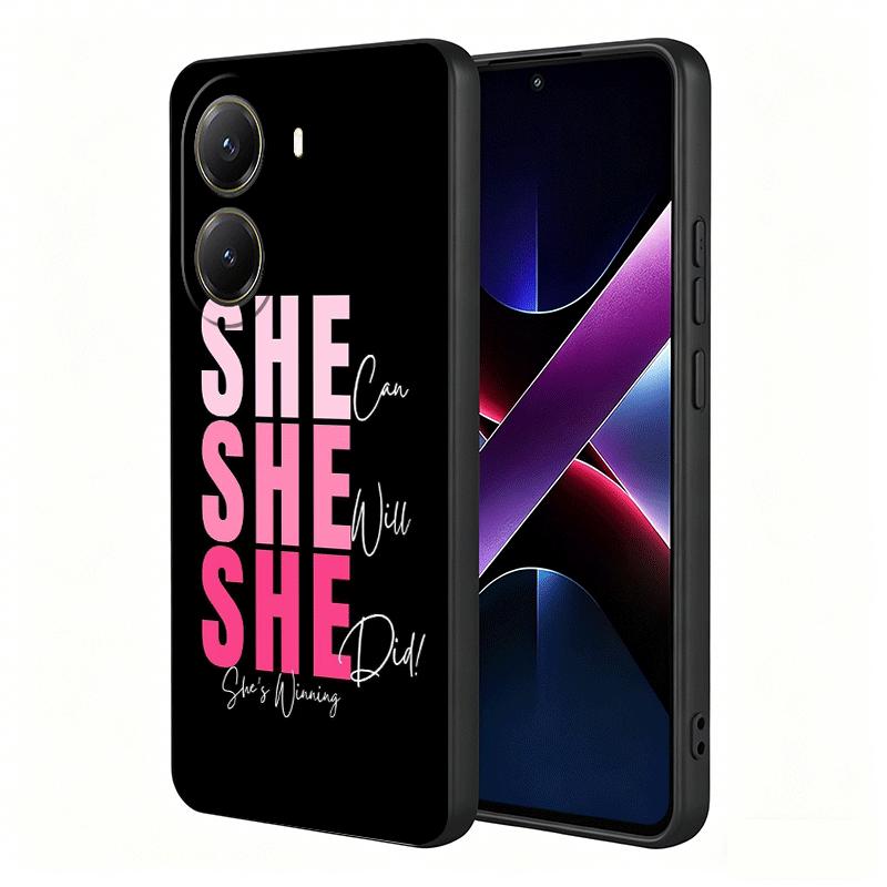 Чехол для телефона Girl Boss Lady Pink Soft для Xiaomi Poco X5 X6 X7 X8 Pro Max X3 F7 F8 Ultra M8 M7 M6 M5 Redmi 15 15C 14C 13C 12C X4 F