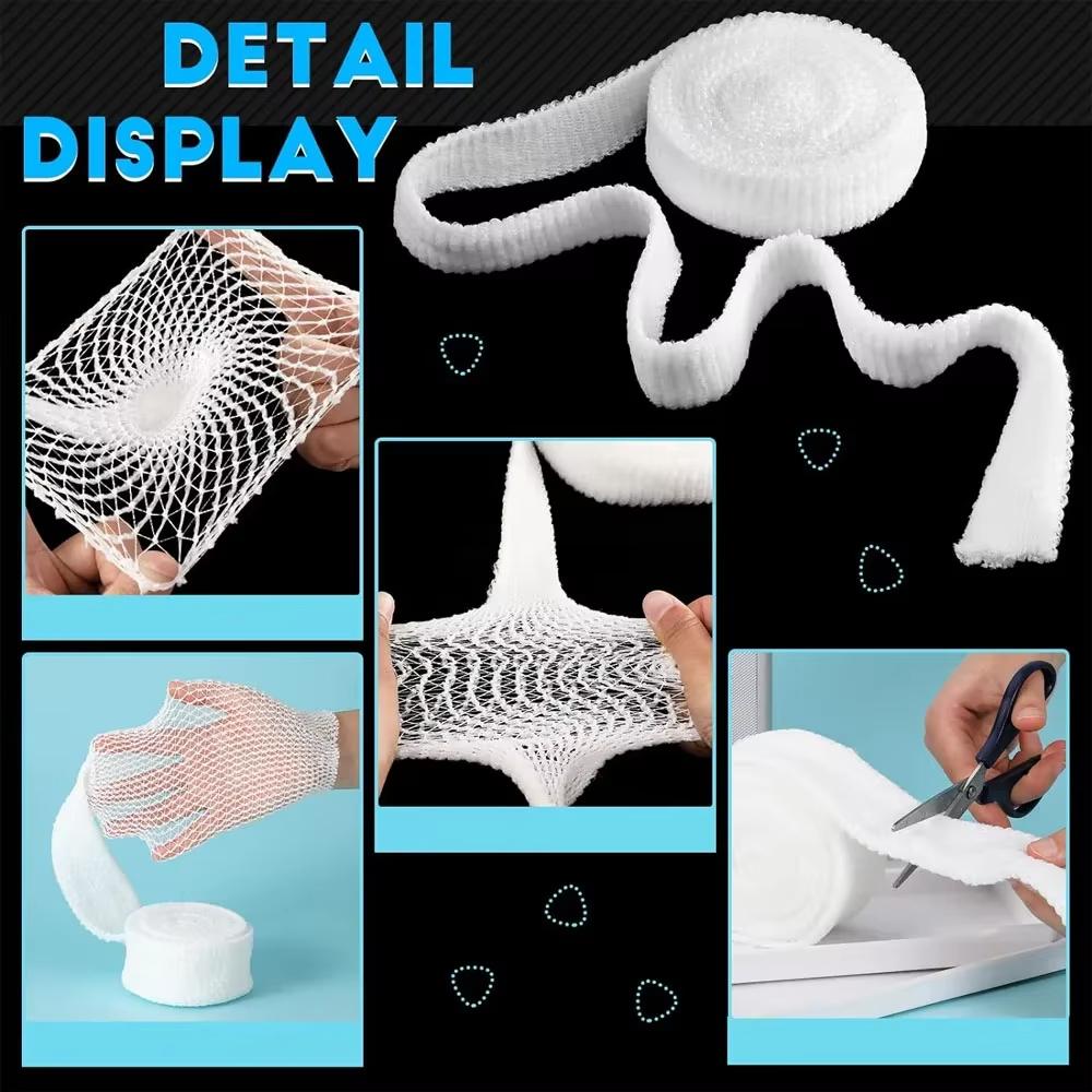 Breathable Material Elastic Net Bandage Fix Retainer Breathable Bandage  Elbow Support