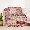 Sweet 18 Celebration Flannel Blanket-Soft and Suitable for Sofas,Beds,Offices,Travel,All Seasons,Great Gift for Holidays and Birthdays.