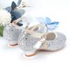 Girls Princess Dress Shoes Low Heel Performance Kids Party Wedding
