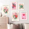 Abstract Flowers Matisse Poster and Prints Fruit Flower Market Floral Wall Art Canvas for Living Room Decor Exhibition Paintings