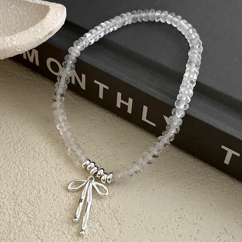 Banyan Tree S925 Серебряный Кристалл Женский Браслет Корейский Стиль - Нишевая Модная Бижутерия для Наложения