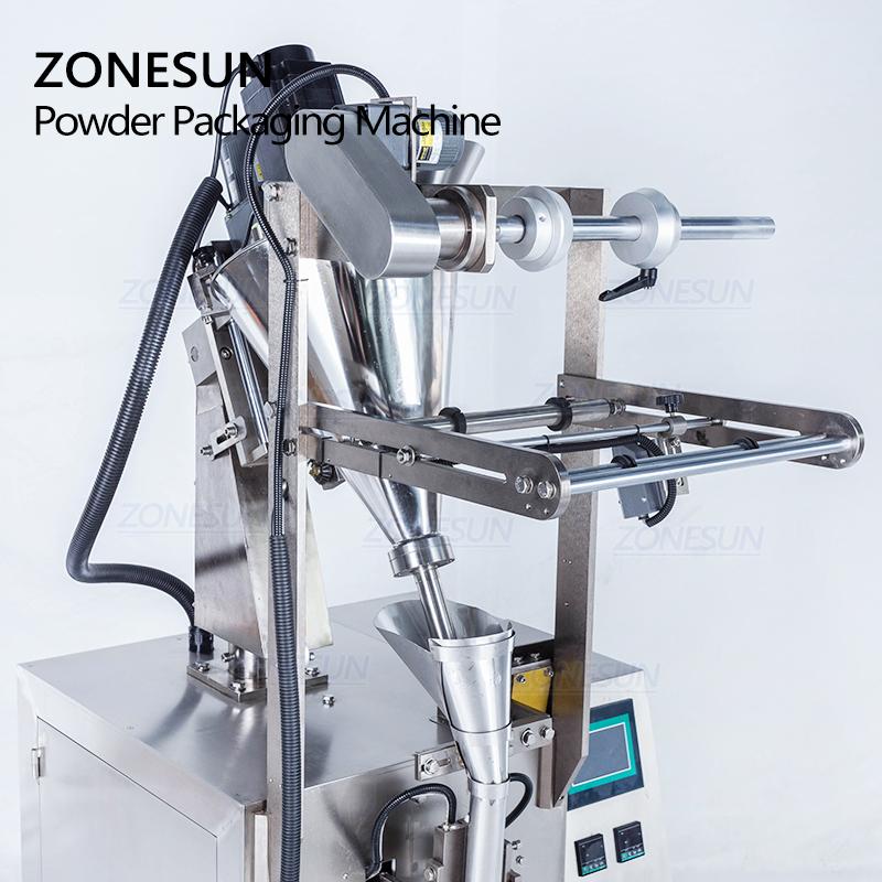 ZONESUN ZS-FM380 Automatic Milk Powder Pepper Powder Bag Augar Filling Weighing Sealing Machine Packaging Machine